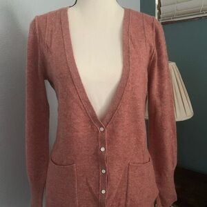 NWT Wrap London 100%cashmere cardigan sweater sz 2